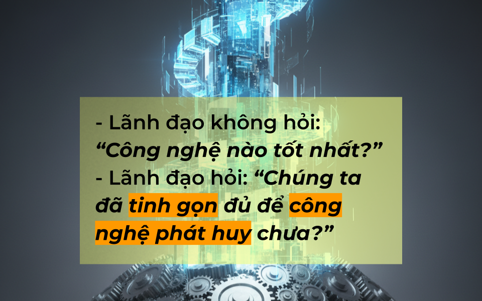 Chiến lược vận hành tinh gọn (Lean Digital): Tối ưu trước khi Chuyển đổi số